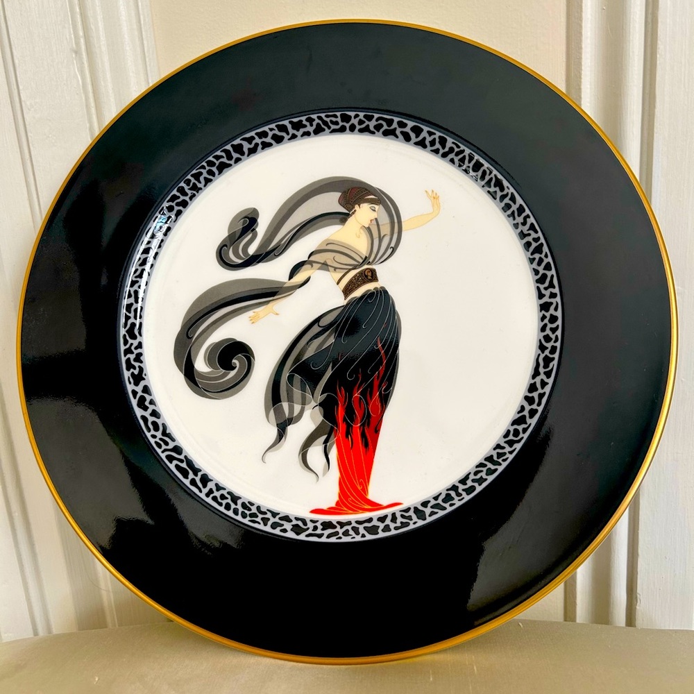 Erte Vintage collectible plate